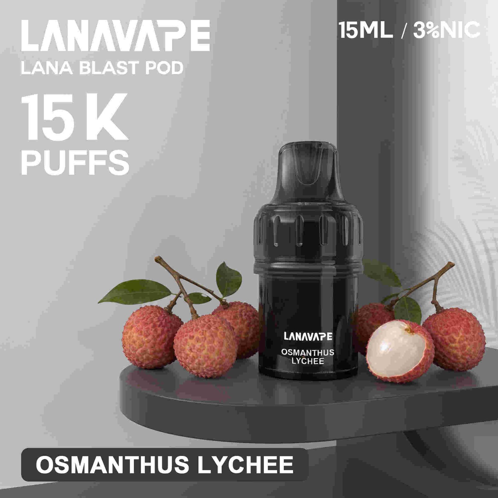 LANA BLAST 15K可替換彈電子煙|一口15000超長續航|Type-C疾速快充:圖片 5