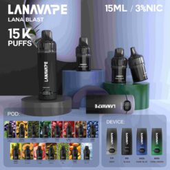 LANA BLAST 15K可替換彈電子煙｜一口15000超長續航｜Type-C疾速快充